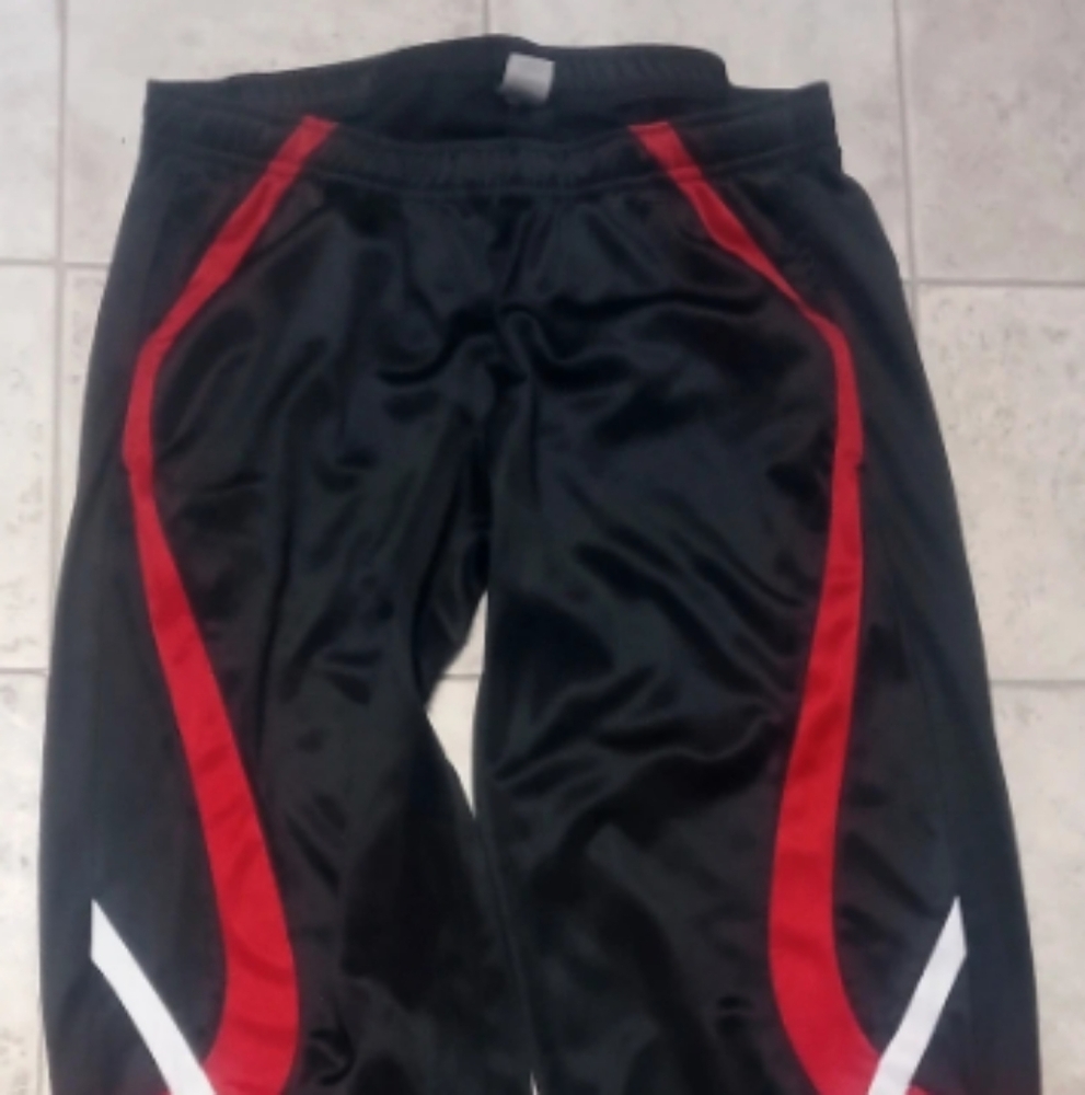 Black and Red Track Pants